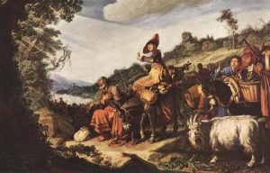 Abraham on the Way to Canaan. Pieter Lastman (1614)